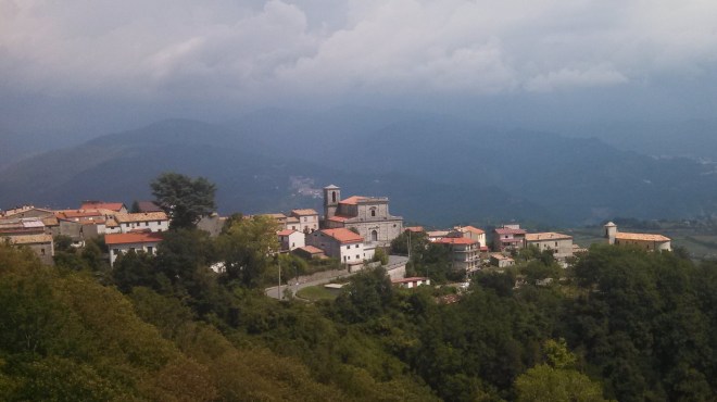 Malito, with the Sila rising in the background.